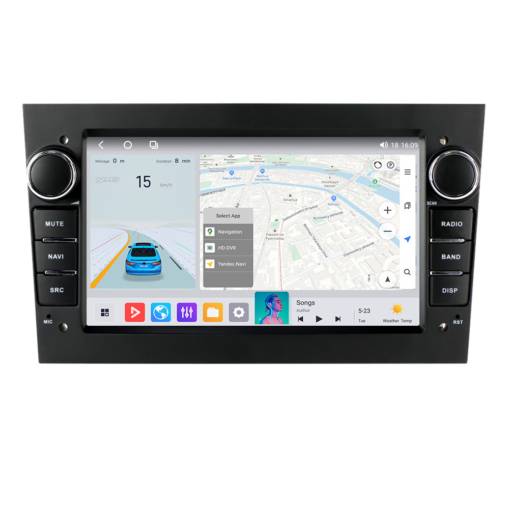 Opel - 7" Radio m. Apple CarPlay og Android Auto (2+32GB)