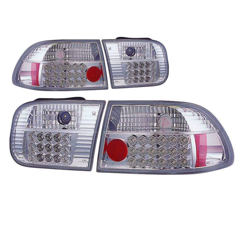 Baglygter LED til Civic '92 3D