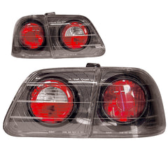 Baglygter sort/carbon til Civic 4D 1999