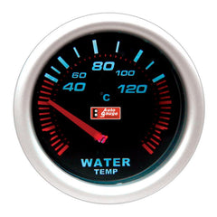 Vandtemperaturmåler sort 5,8 cm Auto Gauge