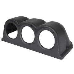 Trippel instrumentholder til dashboard sort Ø 5 cm