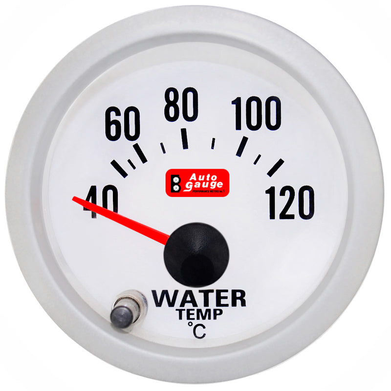 Vandtemperaturmåler Auto Gauge 2 tommer med 7 farver