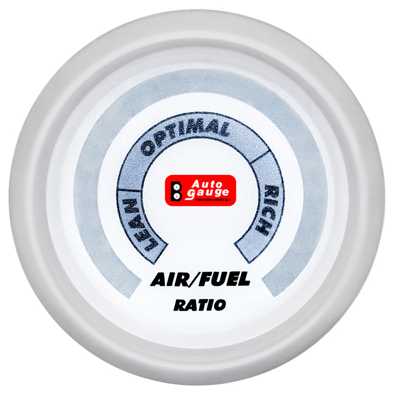 Hallmeter måler hvid 2 tommer Auto Gauge