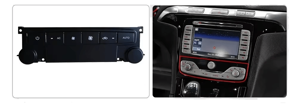 Ford S-Max 2007-2015 klimapanel (A/C kontrolpanel til ny radio)