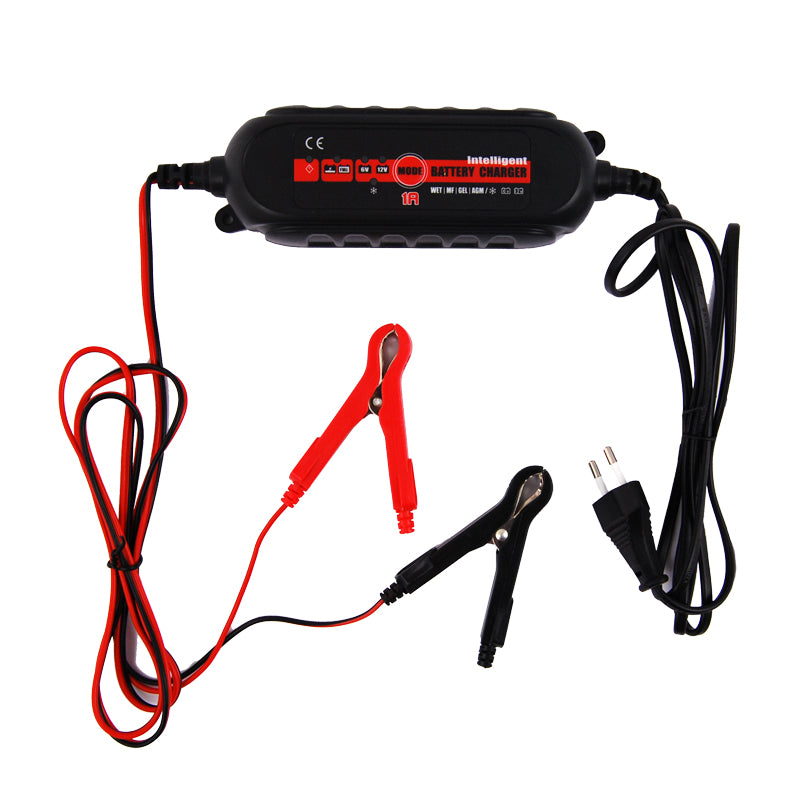 Batterioplader og vedligeholdelseslader 6/12V 1A IP65