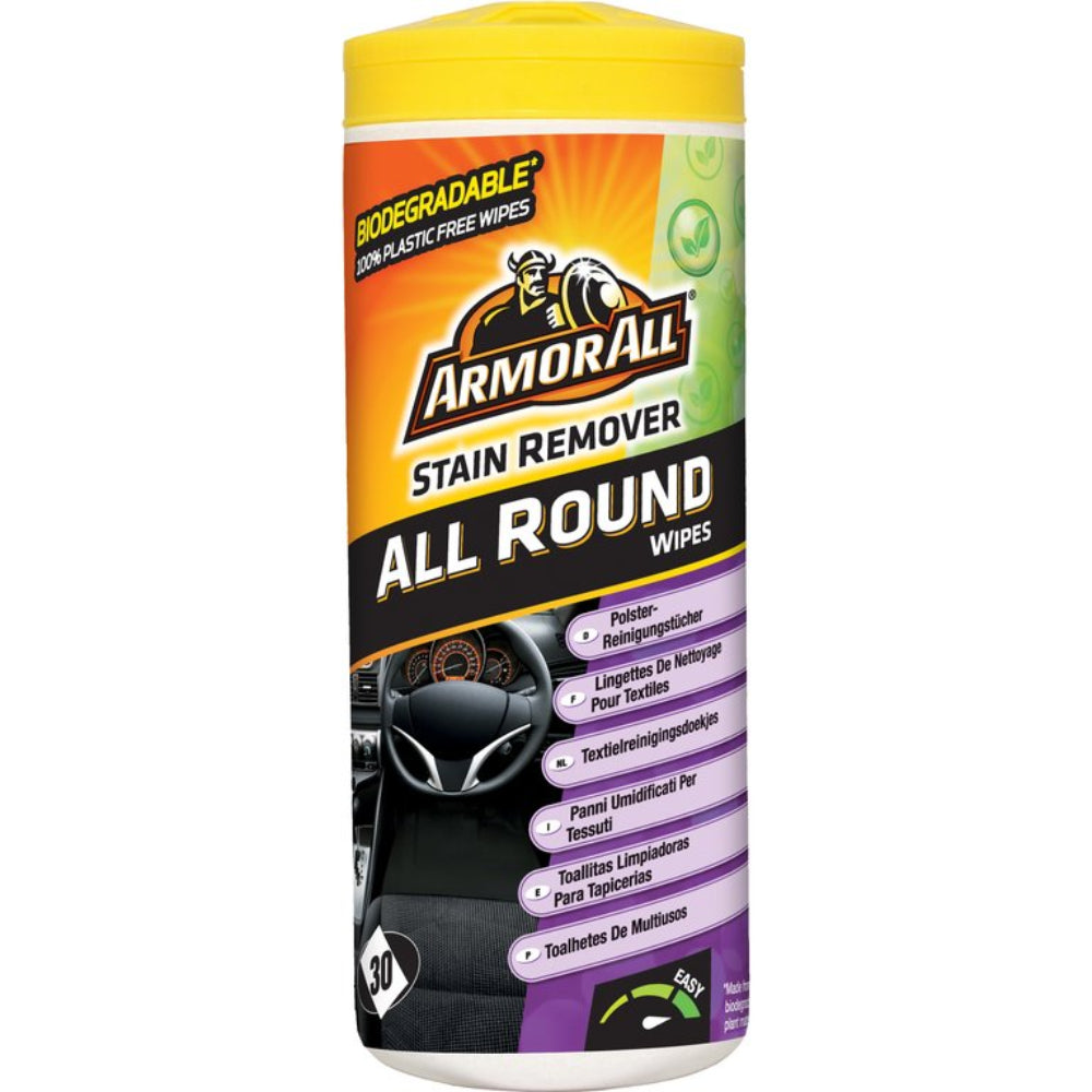 Armor All AA37030M Renseservietter til Biltæpper og Sæder – 30 stk.
