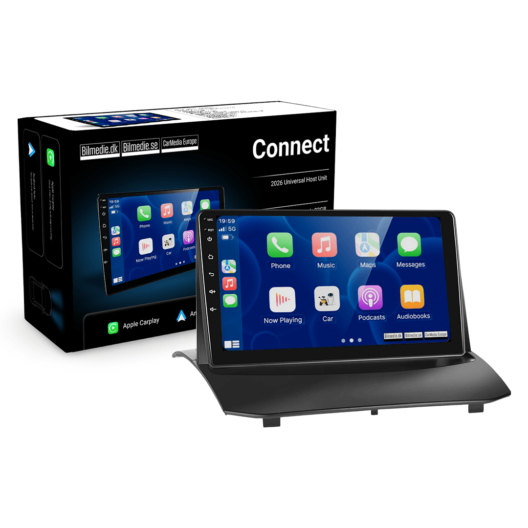 Ford Fiesta 2009–2017 – 9” Radio med Apple CarPlay og Android Auto