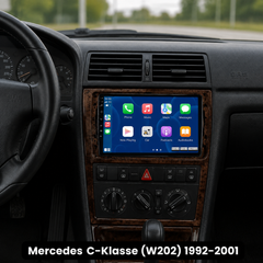 Mercedes C-Klasse (W202) 1992-2001 - 9" Radio m. Apple CarPlay og Android Auto