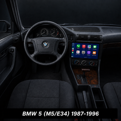 BMW 5-Serie (E34) 1987-1996 - 10,1" Radio m. Apple CarPlay og Android Auto
