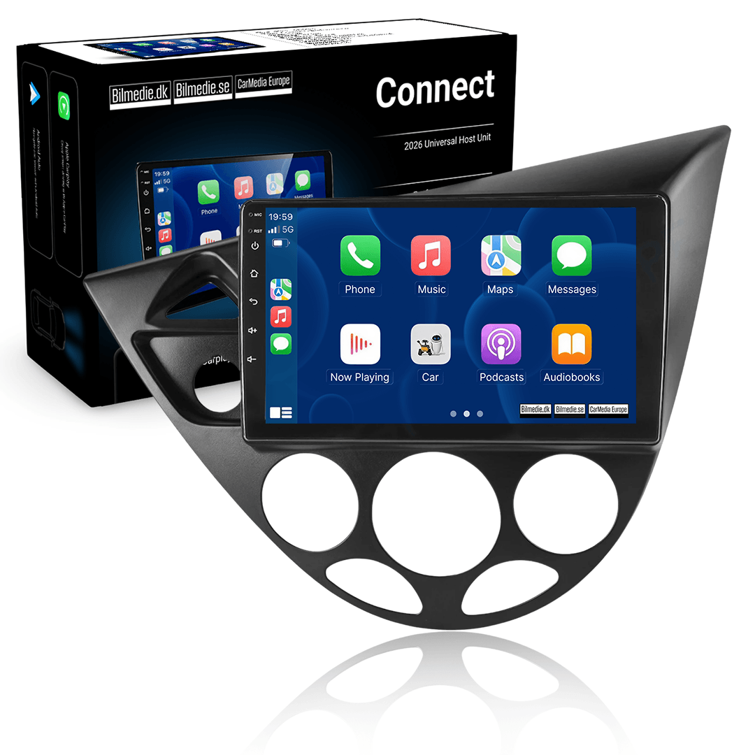 Ford Fiesta 1995-2001 – 9” Radio med trådløs Apple CarPlay & Android Auto