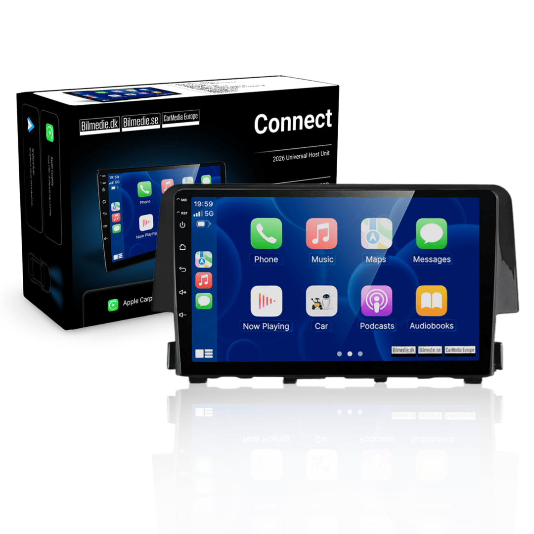 Honda Civic 2015-2020 - 9" Radio m. Apple CarPlay og Android Auto
