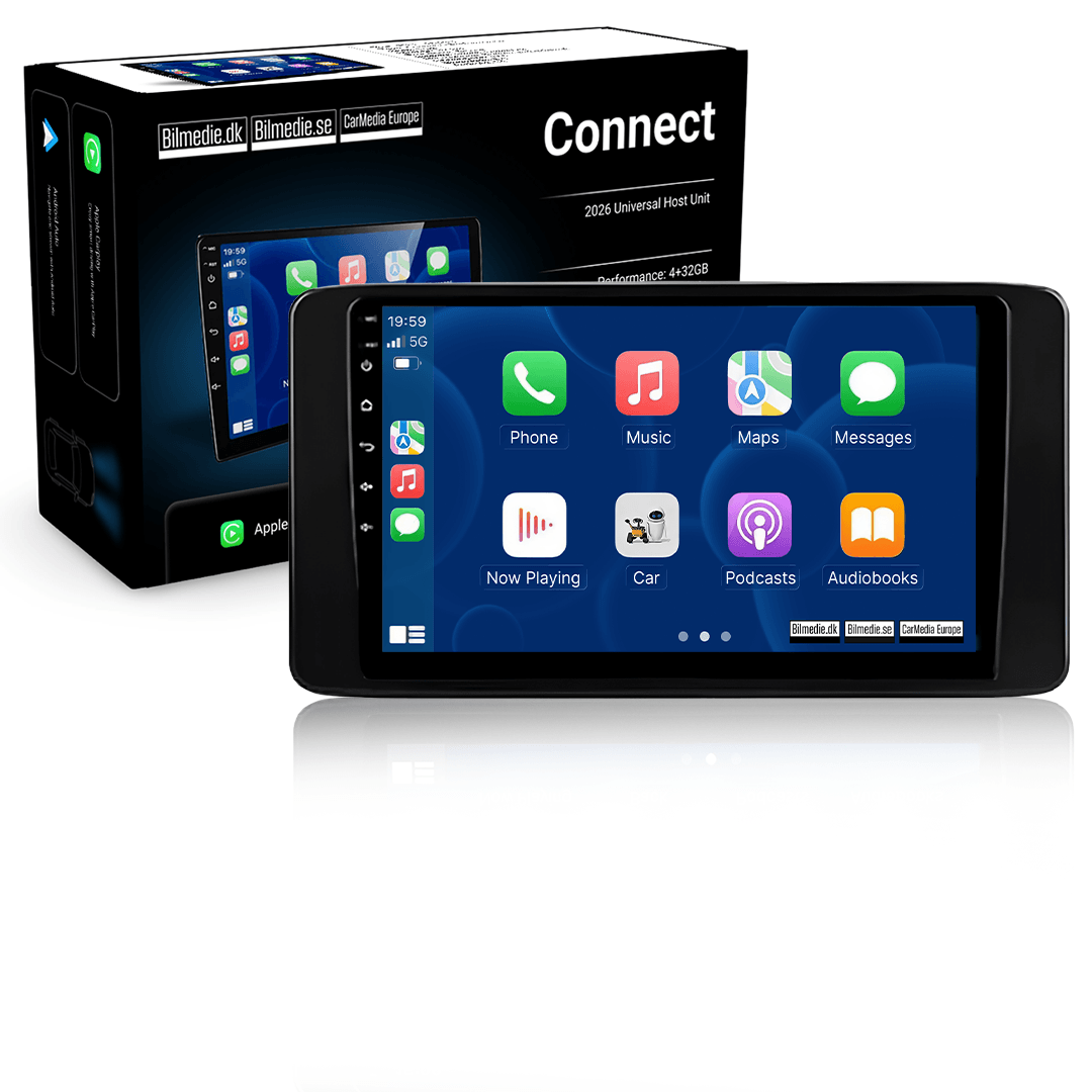 Skoda Rapid 2019-2026 – 9" Radio med Apple CarPlay og Android Auto