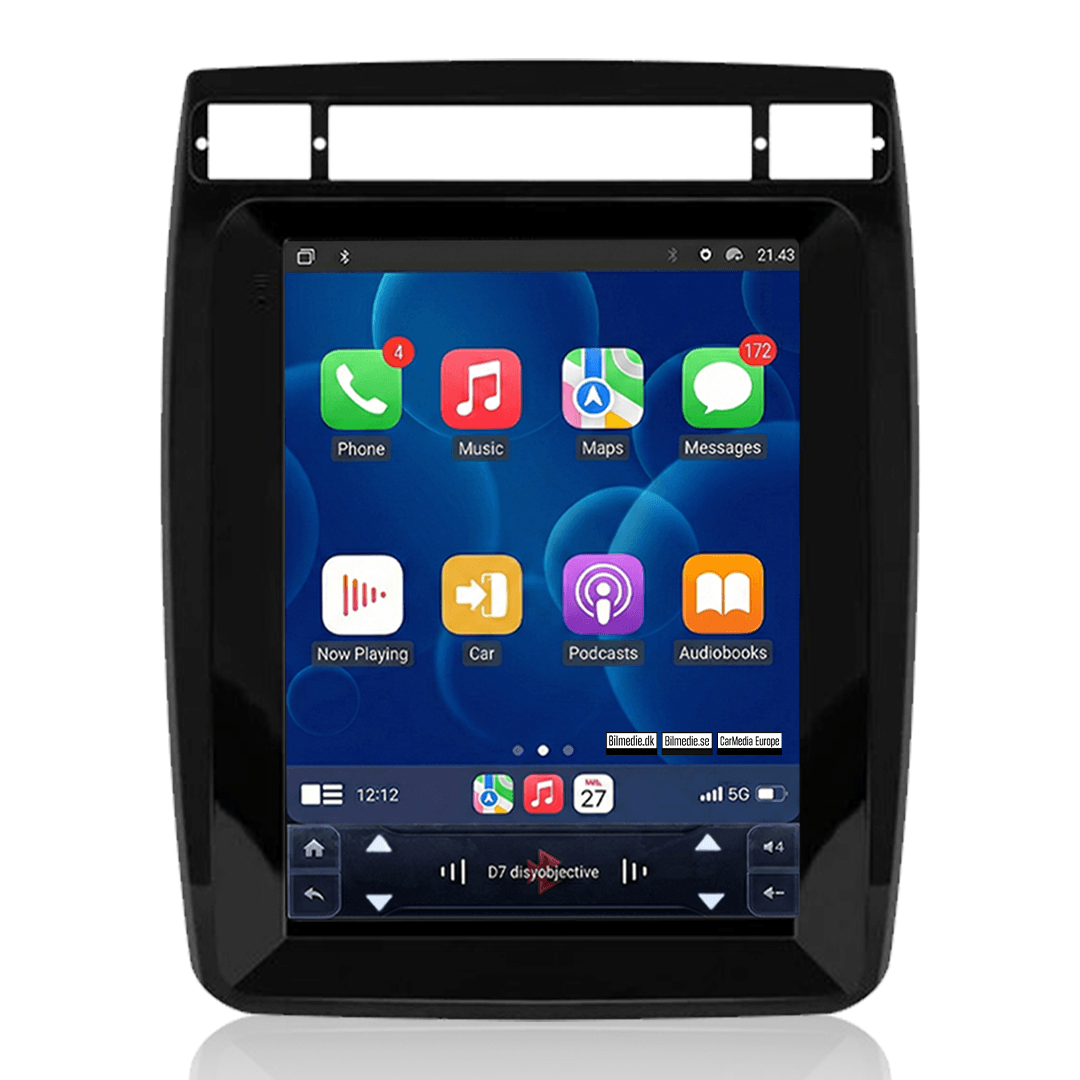 VW Touareg 2011-2017 - 9,7" Radio m. Apple CarPlay og Android Auto
