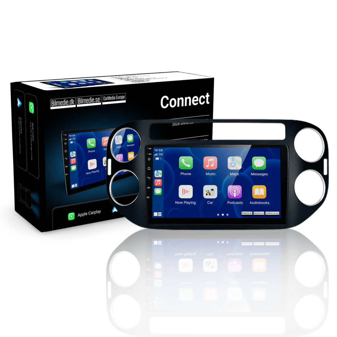 VW Tiguan/Golf Plus 2006-2016 - 9" Radio m. Apple CarPlay og Android Auto