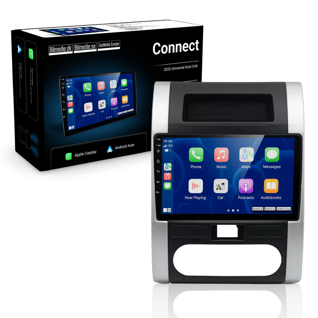 Nissan X-Trail 07-15 - 10,1" Radio m. Apple CarPlay og Android Auto