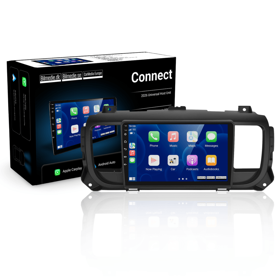 Peugeot Expert/Citroën Jumpy/Toyota Proace 16-21 - 9" Radio m. Apple CarPlay og Android Auto