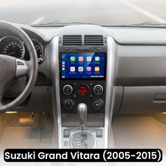 Suzuki Grand Vitara 2005-2015 – 9” Bilradio med trådløs Apple CarPlay & Android Auto