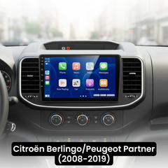 Citroën Berlingo/Peugeot Partner 08-19 - 9" Radio m. Apple CarPlay og Android Auto