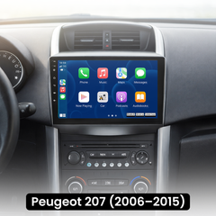 Peugeot 207 06-15 - 9" Radio m. Apple CarPlay og Android Auto