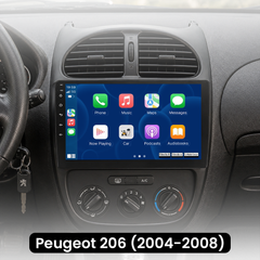 Peugeot 206 04-08 - 9" Radio m. Apple CarPlay og Android Auto