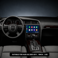 Audi A6 2005-2011 – Bilmedie Connect 9" radio med Apple CarPlay og Android Auto