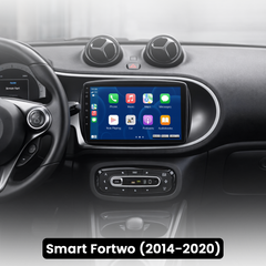 Smart Fortwo 2014-2020 - 9" Radio m. Apple CarPlay og Android Auto