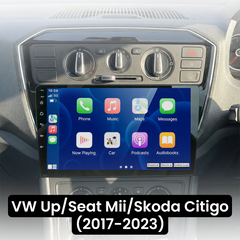 VW Up/Seat Mii/Skoda Citigo 17-23 - 9" Radio m. Apple CarPlay og Android Auto