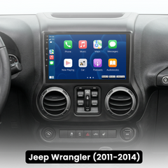 Jeep Wrangler 11-14 – 10,1" radio med trådløs Apple CarPlay og Android Auto