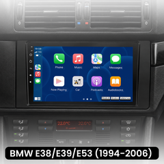 BMW E38/E39/E53 - 9" Radio m. Apple Carplay og Android Auto