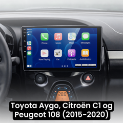 108, C1, Aygo 15-20 - 9" Radio m. Apple CarPlay og Android Auto
