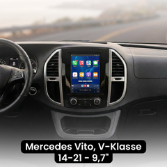 Mercedes Vito 14-21 - 9,7" Radio m. Apple CarPlay og Android Auto