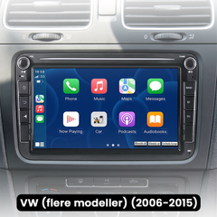 VW (flere modeller) 2006-2015 - 8" Radio m. Apple CarPlay og Android Auto