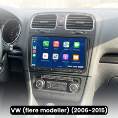VW (flere modeller) 2006-2015 - 9" Radio m. Apple CarPlay og Android Auto