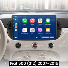 Fiat 500 07-15 - 9" Radio m. Apple CarPlay og Android Auto