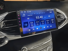 Peugeot 308 13-21 - 9" Radio m. Apple CarPlay og Android Auto vises i bilens instrumentbord