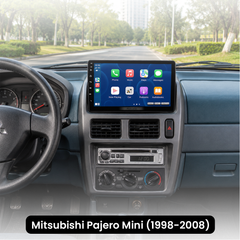 Mitsubishi Pajero Mini 1998-2008 - 9" Radio m. Apple CarPlay og Android Auto