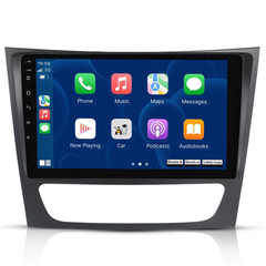 Mercedes-Benz W211 - 9" Radio m. Apple CarPlay og Android Auto