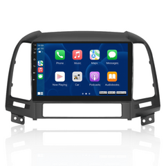 Hyundai Santa Fe 2006-2012 – 9" Radio m. Apple CarPlay og Android Auto