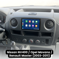 Nissan NV400/Opel Movano/Renault Master 03-11 - 10,1" Radio m. Apple CarPlay og Android Auto