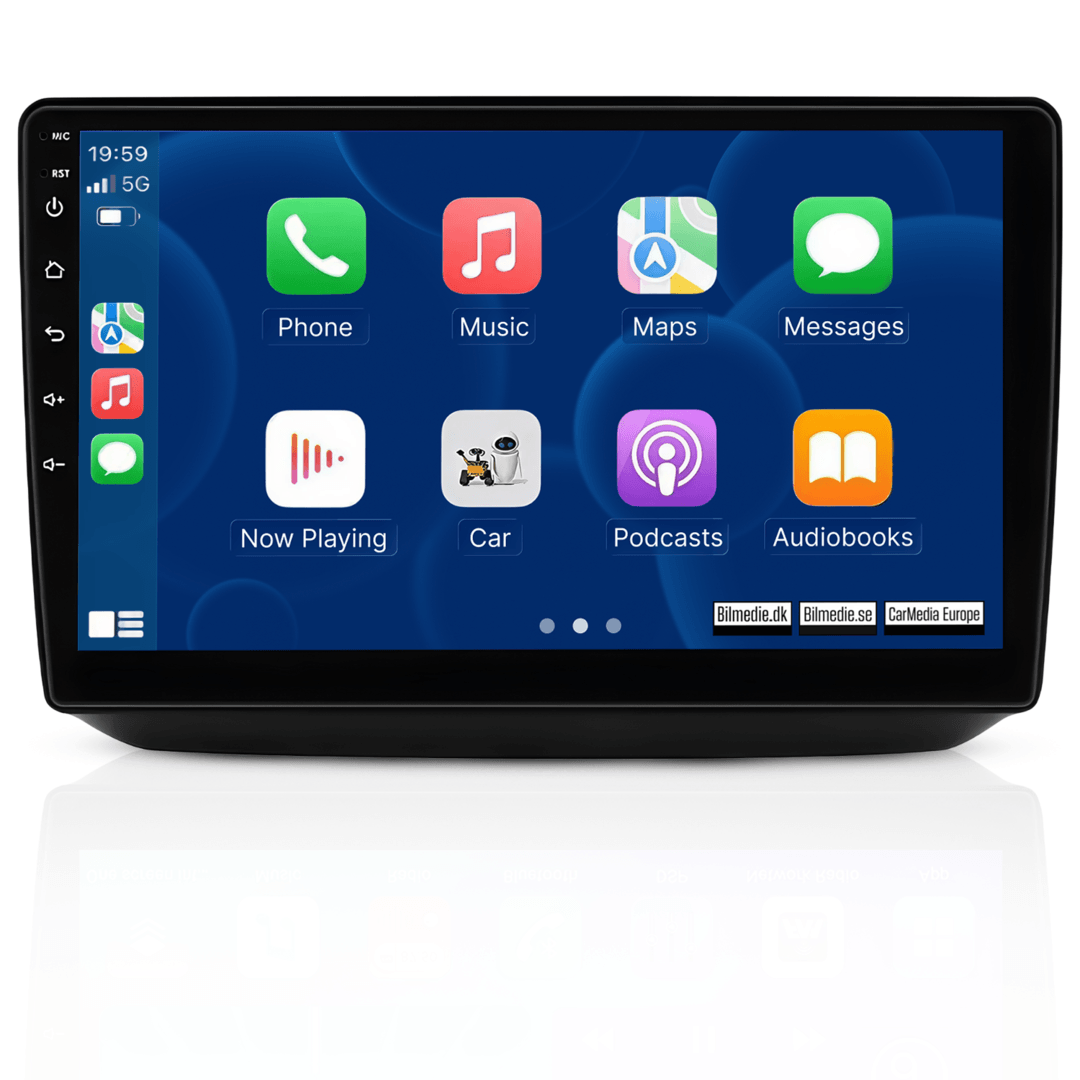 Skoda Fabia 07-14 - 10,1" Radio m. Apple CarPlay og Android Auto