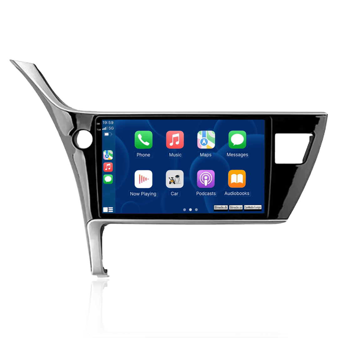 Toyota Corolla Auris 17-19 - 10,1" Radio m. Apple CarPlay og Android Auto