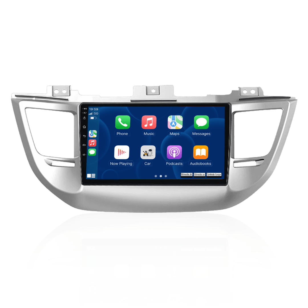 Hyundai IX35/Tucson 15-17 – 9" Radio m. Apple CarPlay og Android Auto