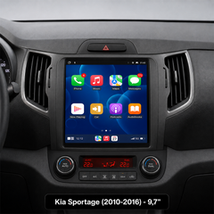Kia Sportage 2010-2016 - 9,7" Radio m. Apple CarPlay og Android Auto