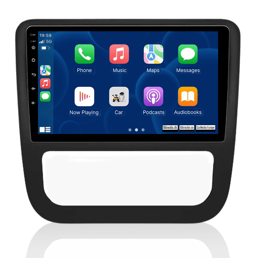 VW Scirocco 2007-2014 - 9" Radio m. Apple CarPlay og Android Auto