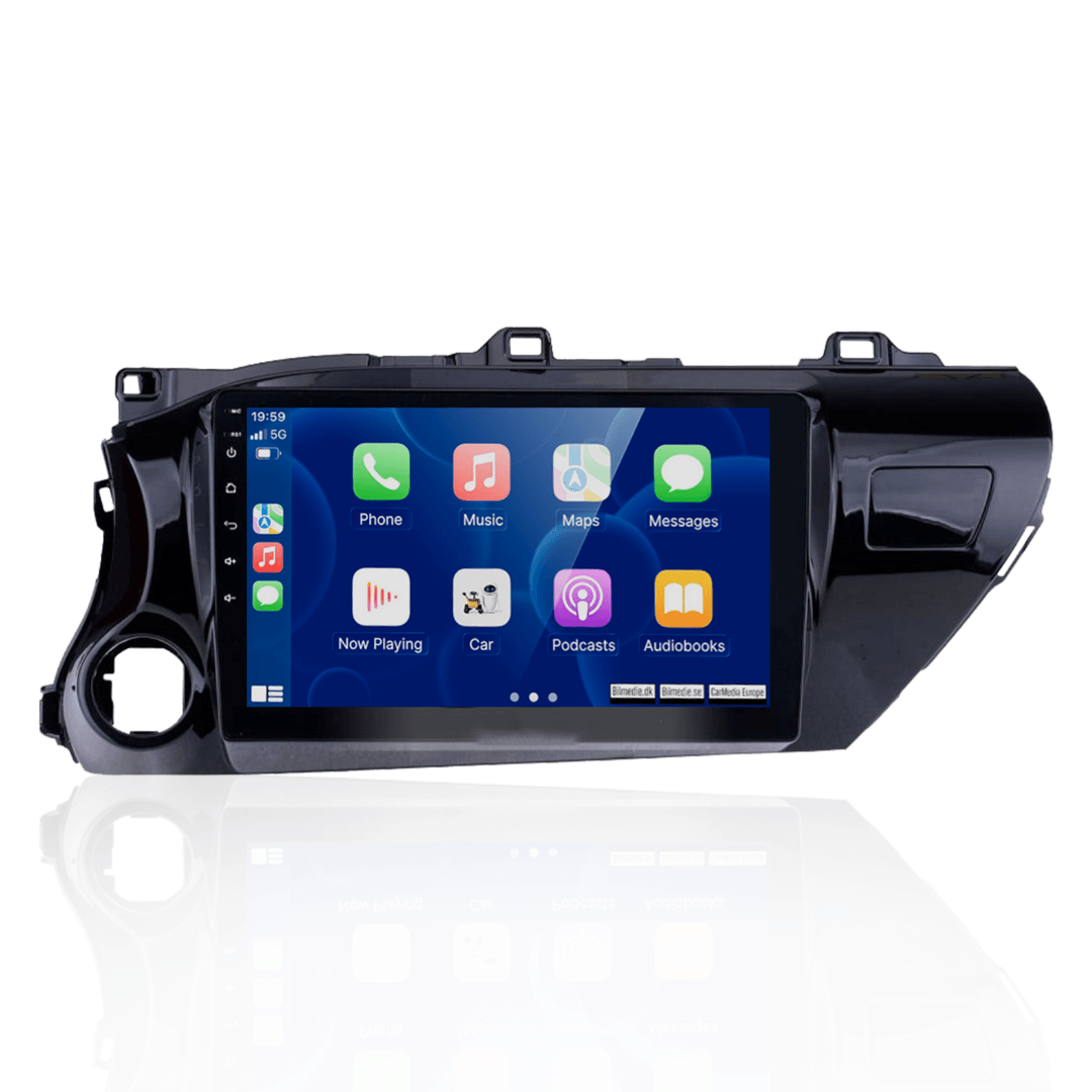 Toyota Hilux 15-20 - 9/10,1" Radio m. Apple CarPlay og Android Auto