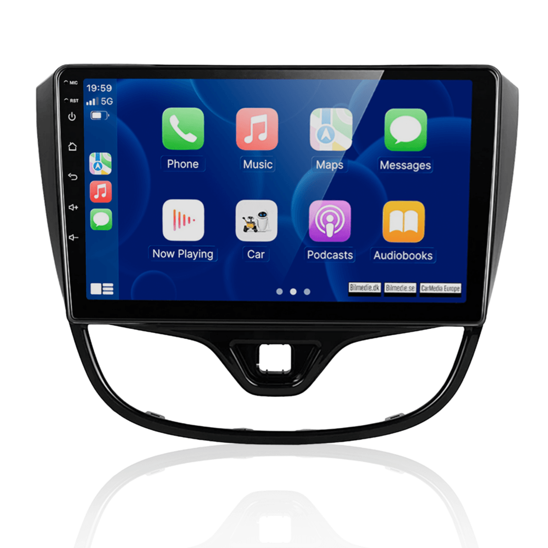 Opel Karl 15-20 - 9/10,1" Radio m. Apple CarPlay og Android Auto