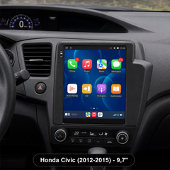 Honda Civic 2012-2015 - 9,7" Radio m. Apple CarPlay og Android Auto