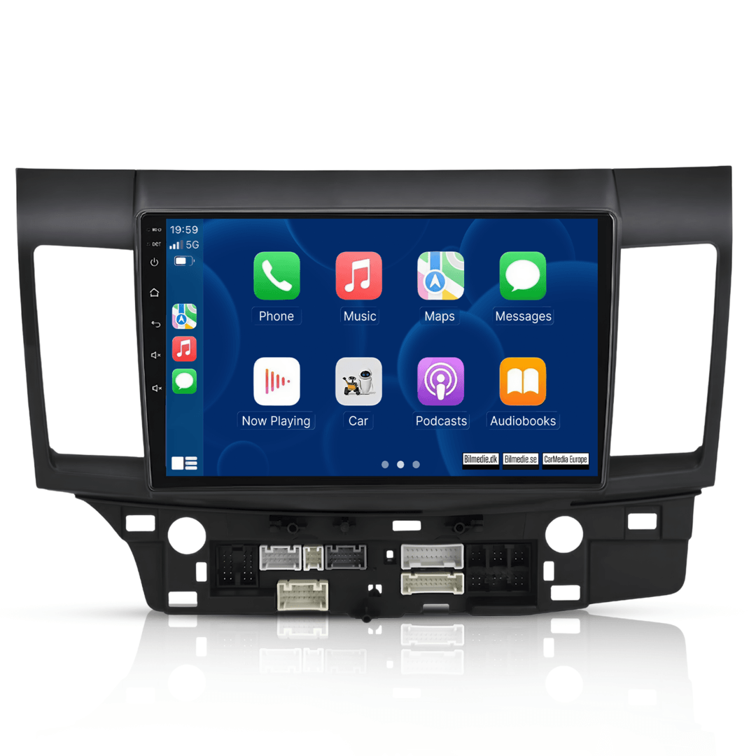 Mitsubishi Lancer 07-13  - 10,1" Radio m. Apple CarPlay og Android Auto