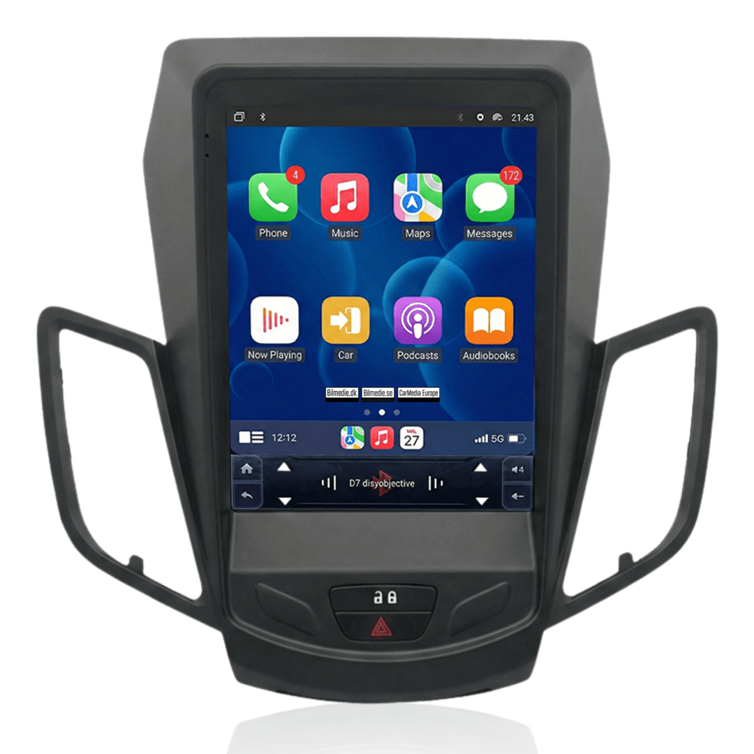 Ford Fiesta 2009-2017 – 9,7" Radio m. Apple CarPlay og Android Auto