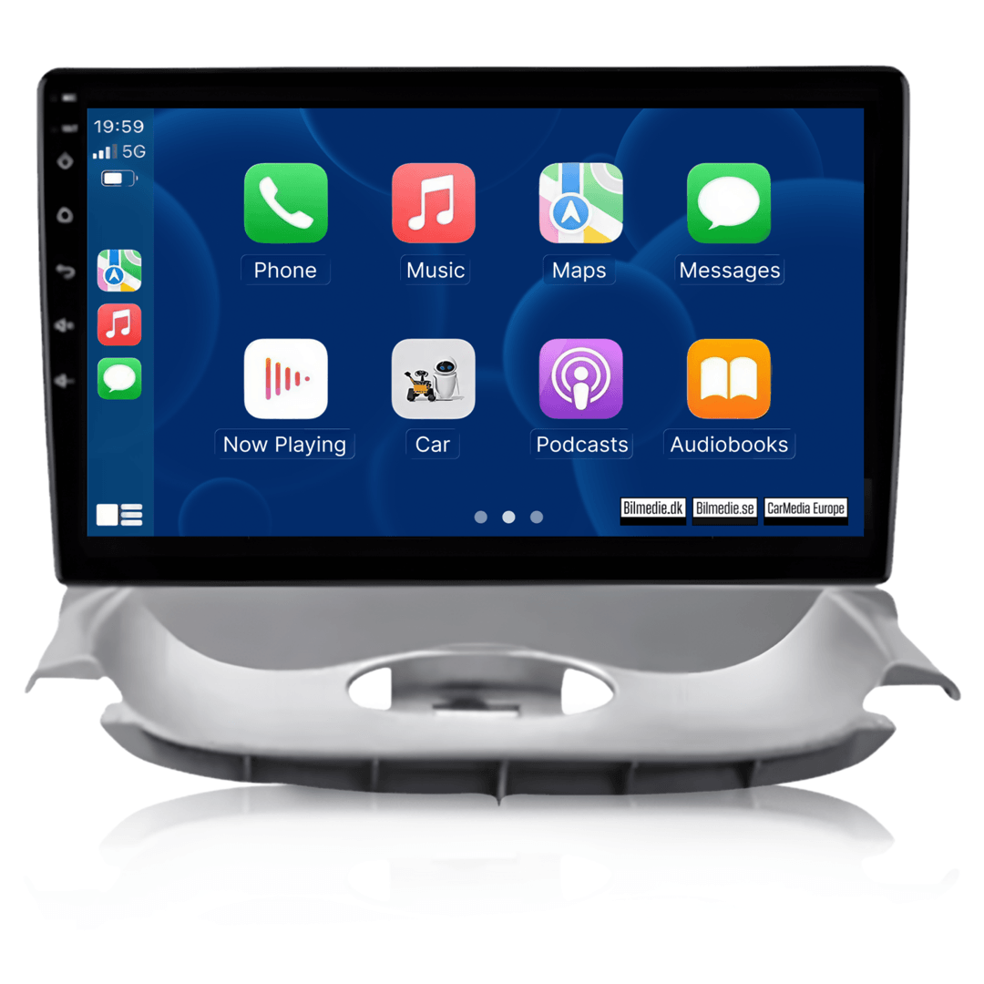 Citroen C2 06-13/Peugeot 206 04-08 - 9" Radio m. Apple CarPlay og Android Auto